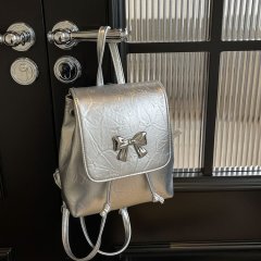 Ballet Style Niche Backpack Women's 2024 New Fashion Cute Small Backpack Versatile Casual Commuting Backpack