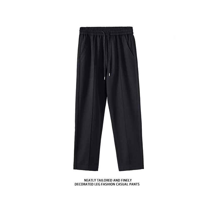 Starry sky wool winter anti-wrinkle casual pants drawstring trousers loose straight casual pants