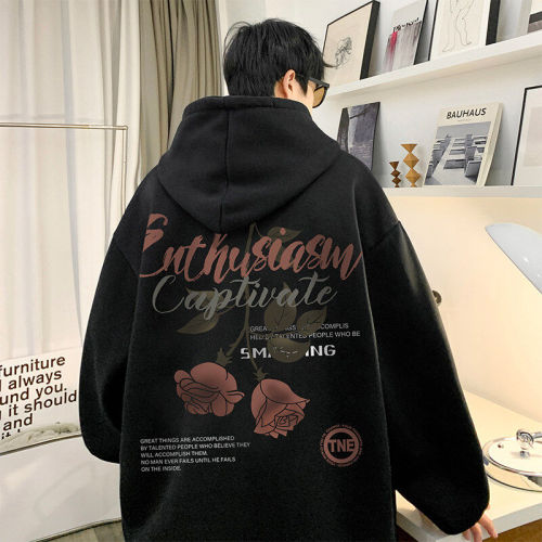 Live broadcast quality 360g heavyweight American printed sweatshirt