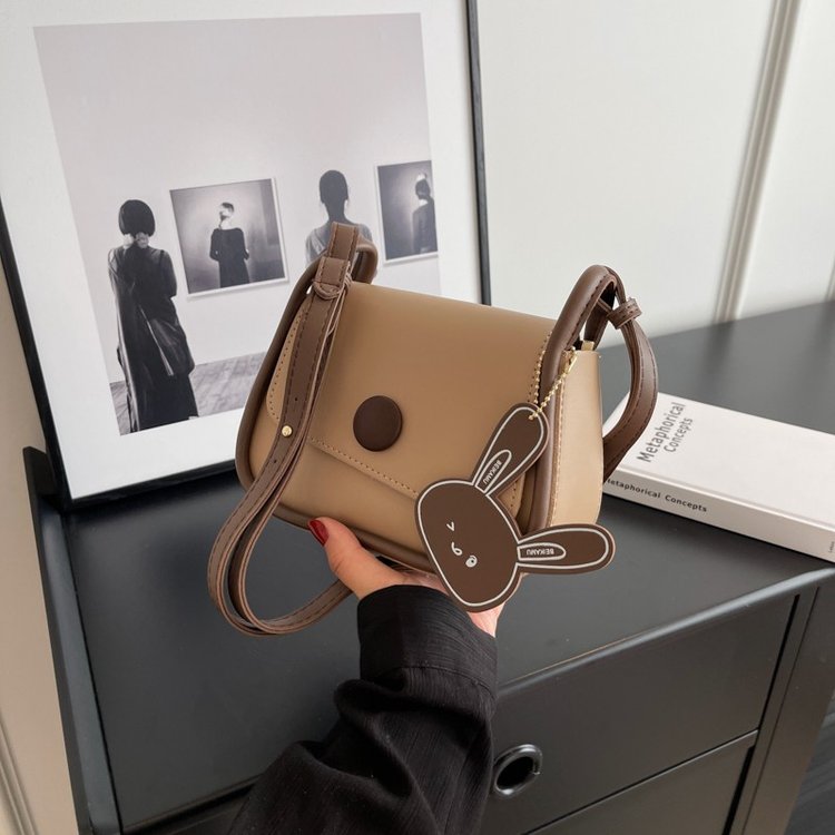 Summer casual commuting small square bag, high-end Korean niche simple shoulder bag, crossbody bag, girl bag