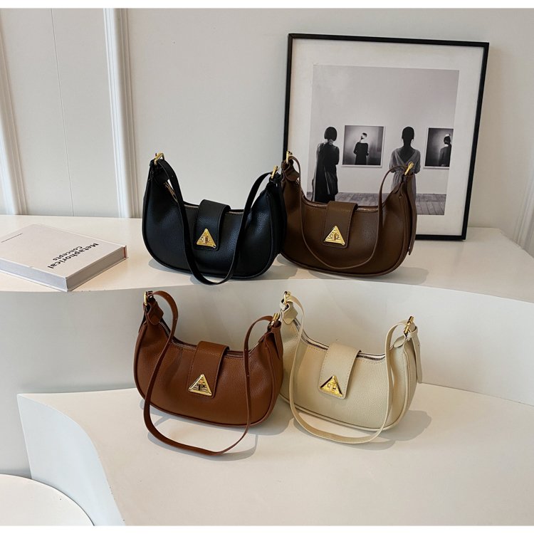 High-end armpit bag for women 2024 new fashion texture versatile popular internet celebrity hot style single shoulder crossbody bag