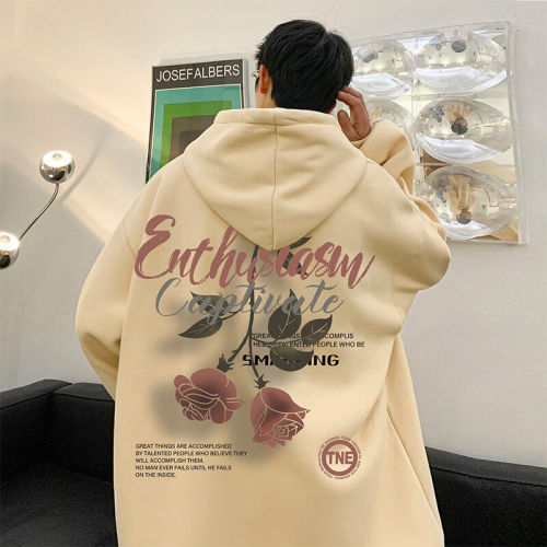 Live broadcast quality 360g heavyweight American printed sweatshirt