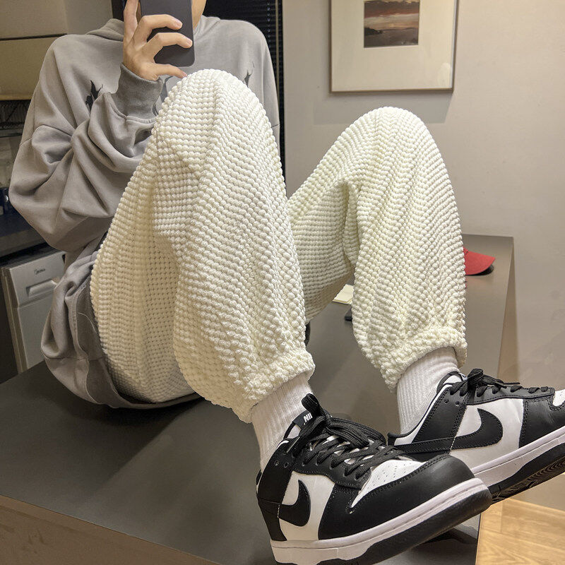 Winter trendy loose leggings wide leg versatile casual pants