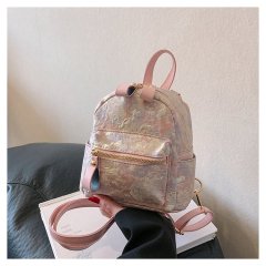 Embroidered Mini Backpack Women's 2024 New Internet Celebrity Fashion Casual Backpack Western Style Versatile Crossbody Small Bag