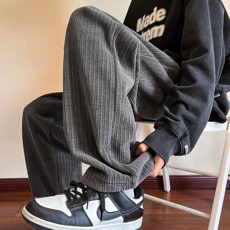 Quality 440G chenille casual pants