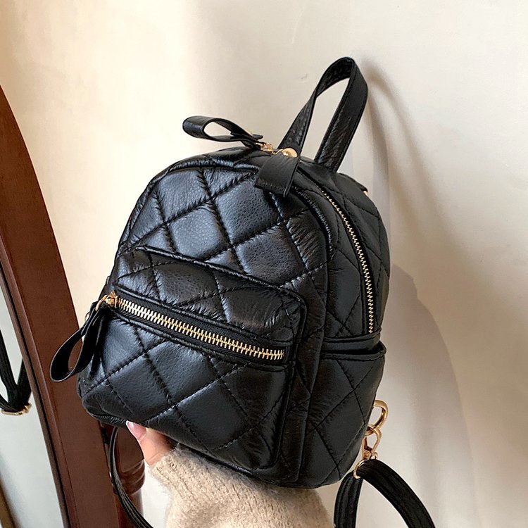 Diamond small bag women's new trendy Korean version ins backpack versatile backpack fashion handbag for women