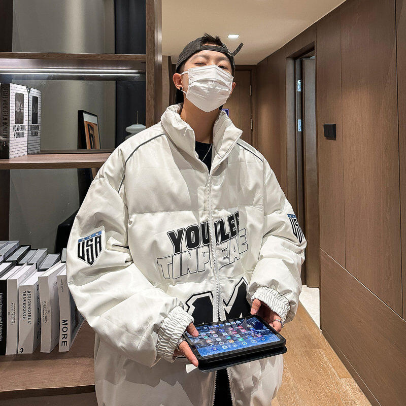 100 polyurethane winter loose casual cotton coat