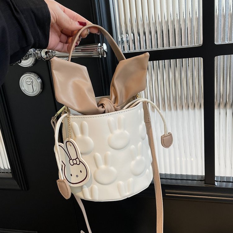 High-end niche design bag for women, new internet celebrity popular crossbody bag, cute and popular portable bucket bag
