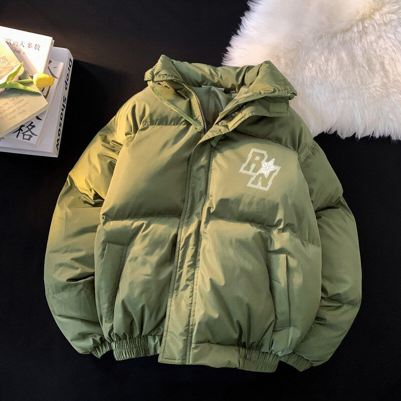 Carpet trendy handsome high-end bread jacket 50 white duck down jacket