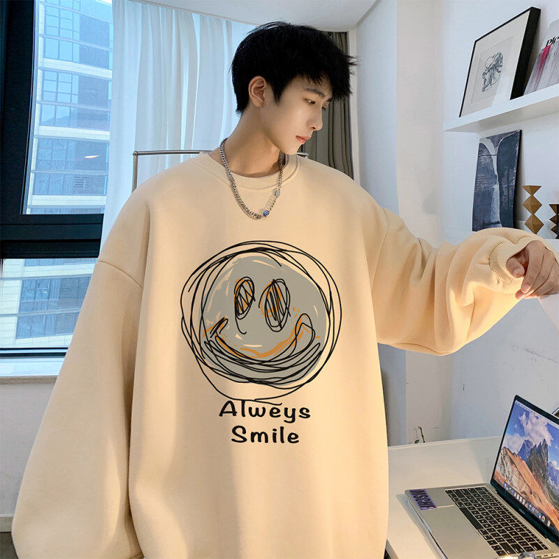 Live broadcast of 360g heavyweight American printed sweatshirts simultaneously supplying 100% Chinese cotton quality P38 special
