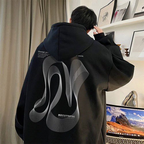 Live broadcast quality 360g heavyweight American printed sweatshirt