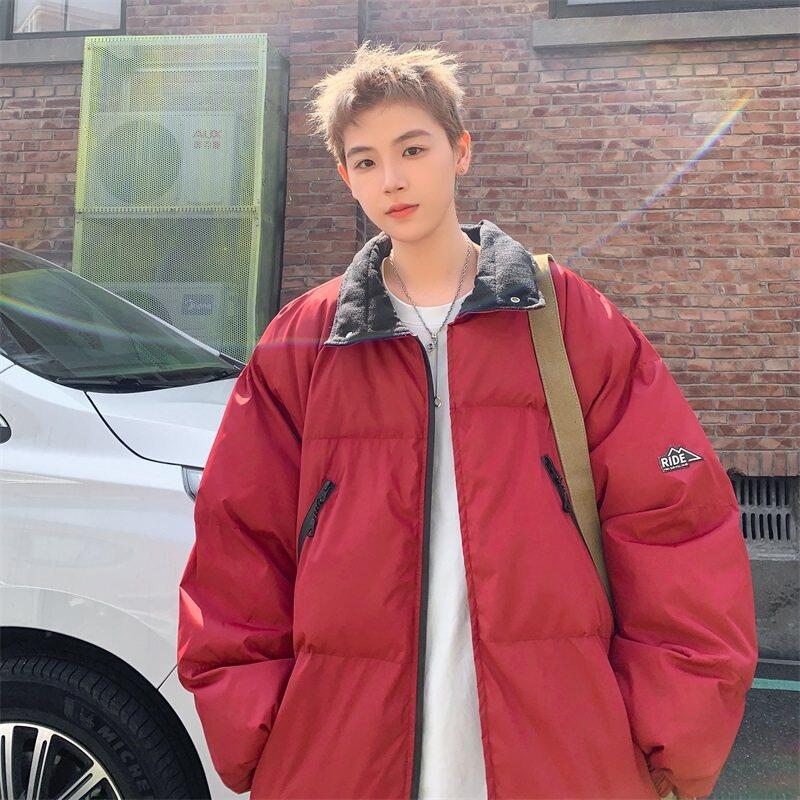 New winter zipper design cotton coat and bread coat for men