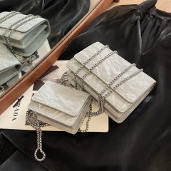This year's popular small bag women's 2024 new summer versatile chain shoulder crossbody bag mini small square bag