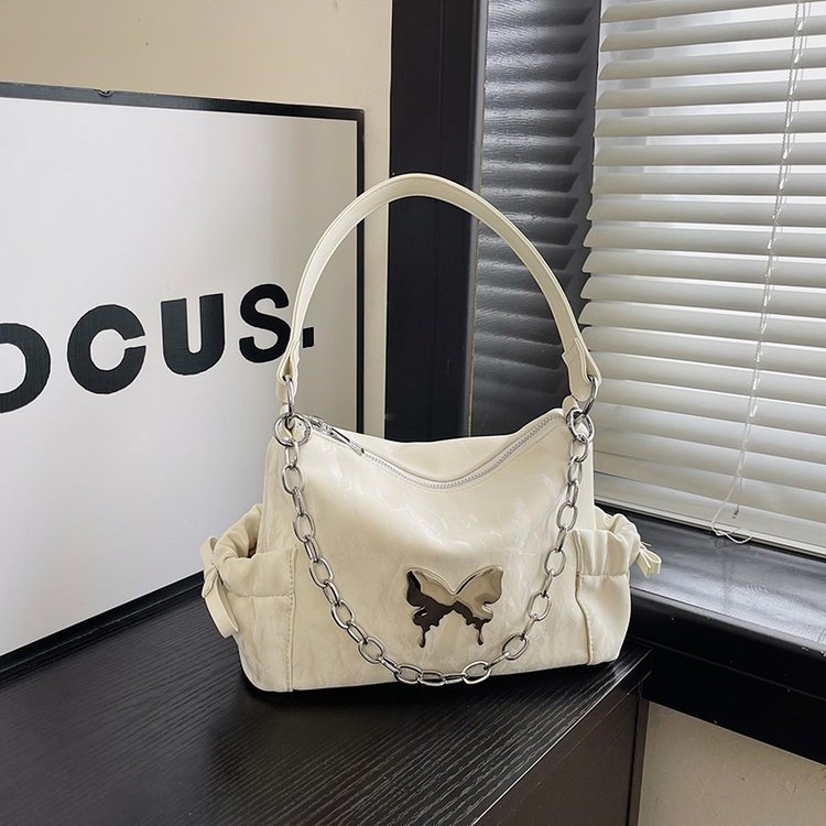 Swan Lake armpit bag niche design bag 2024 summer new fashion high quality chain portable shoulder bag