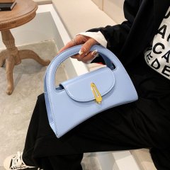 2024 Spring New Fashion Simple Shoulder Bag Casual Commuting Crossbody Bag Small Square Bag Niche Western Style Handbag