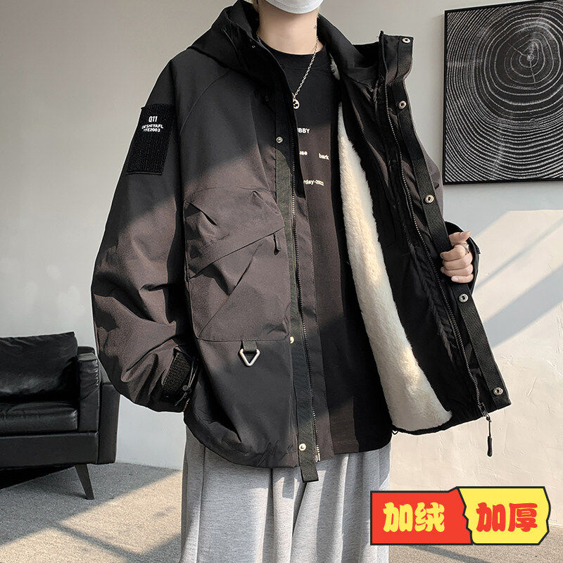 8XL-M Extra Large Size Jacket Waterproof Loose Workwear Style Men's Jacket