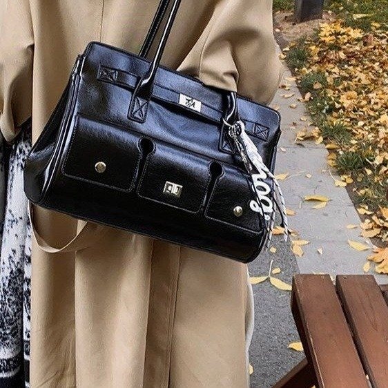 Niche design high-end large-capacity tote bag 2024 new fashion versatile commuter shoulder handheld armpit bag