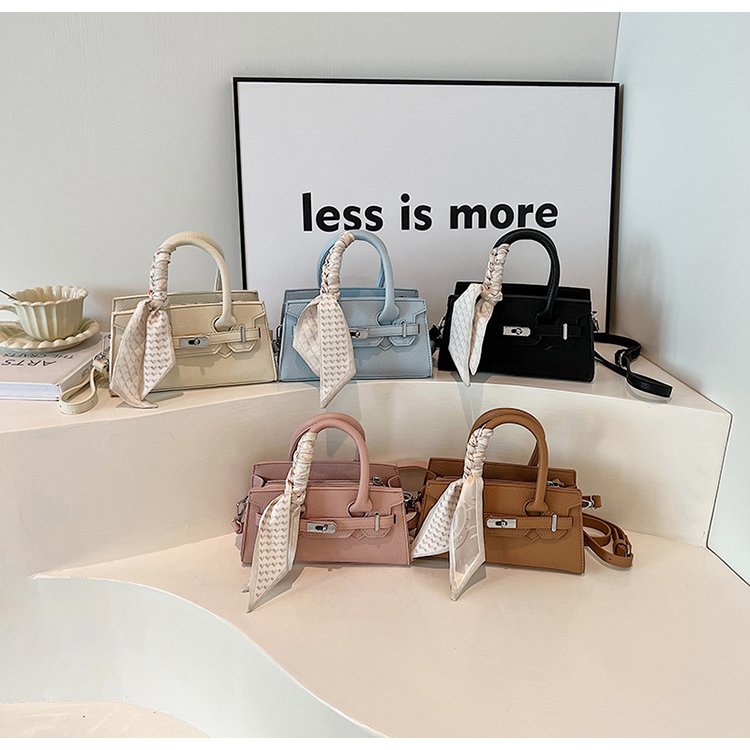Niche fashion handbags for women 2024 spring and summer new style versatile trendy Kelly bag simple design crossbody bag