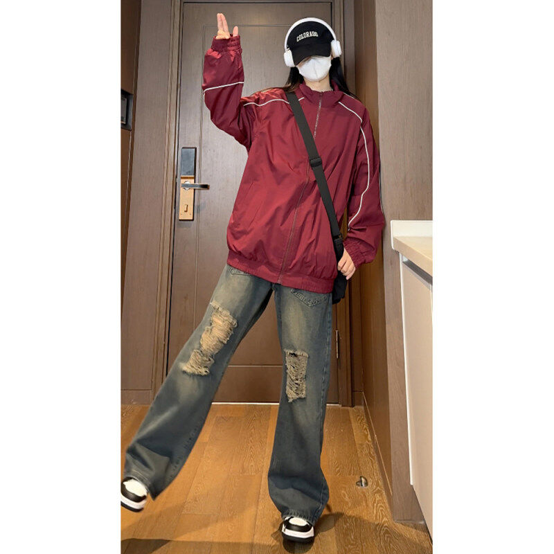 Loose and fashionable lapel jacket