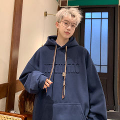 New American style steel printed hooded sweatshirt