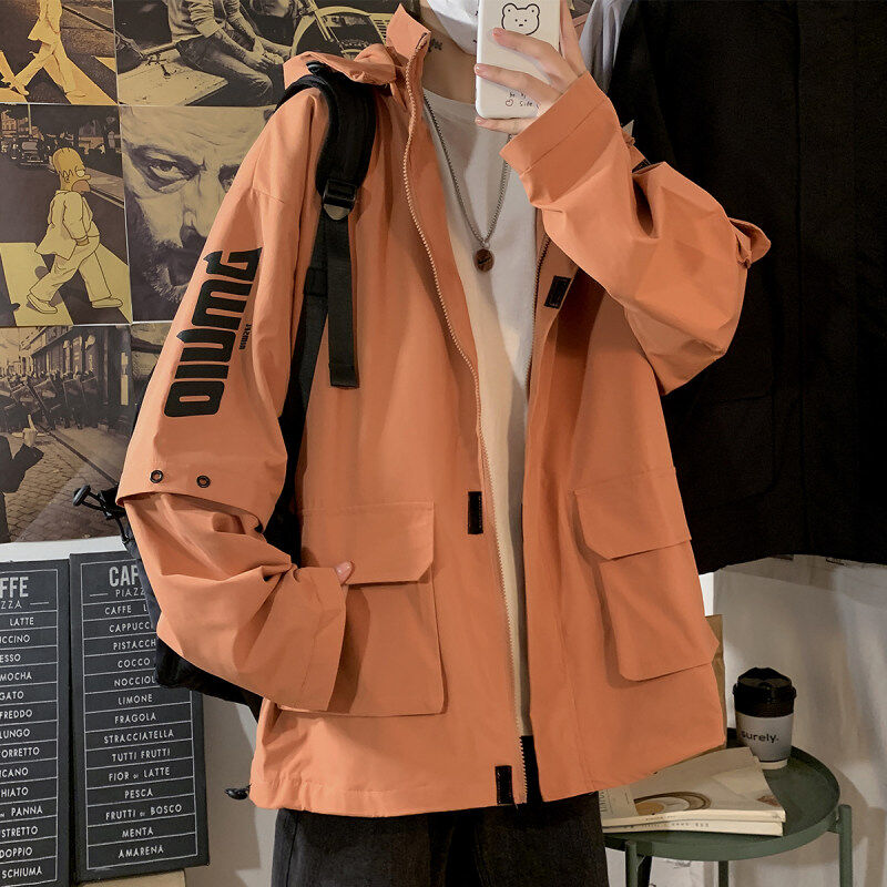 Autumn workwear jacket hooded coat student class uniform school uniform small and fresh