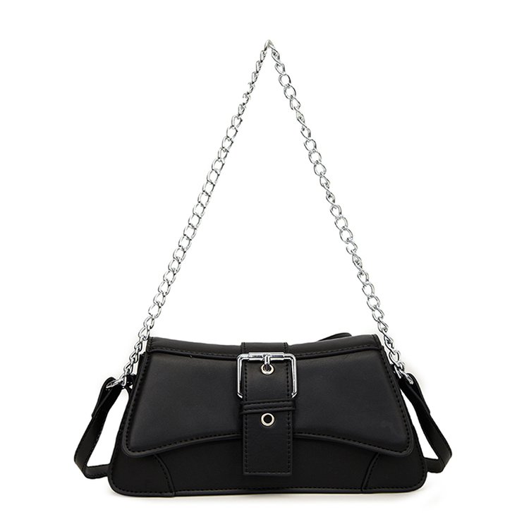 French niche small bag women's spring 2024 new high-end texture crossbody bag women's chain shoulder armpit bag