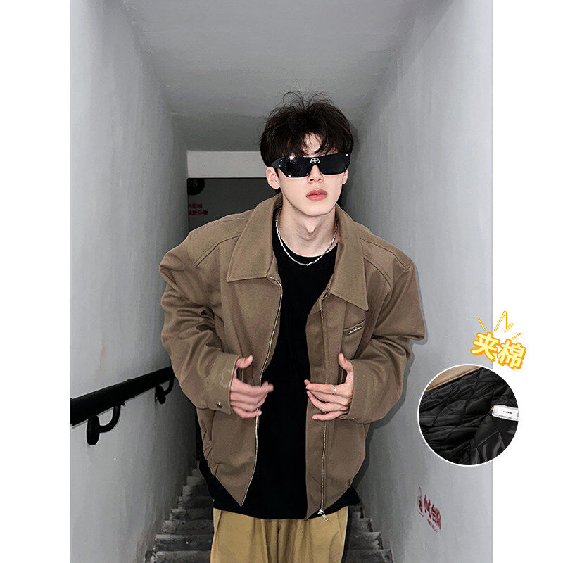 winter zipper cotton jacket