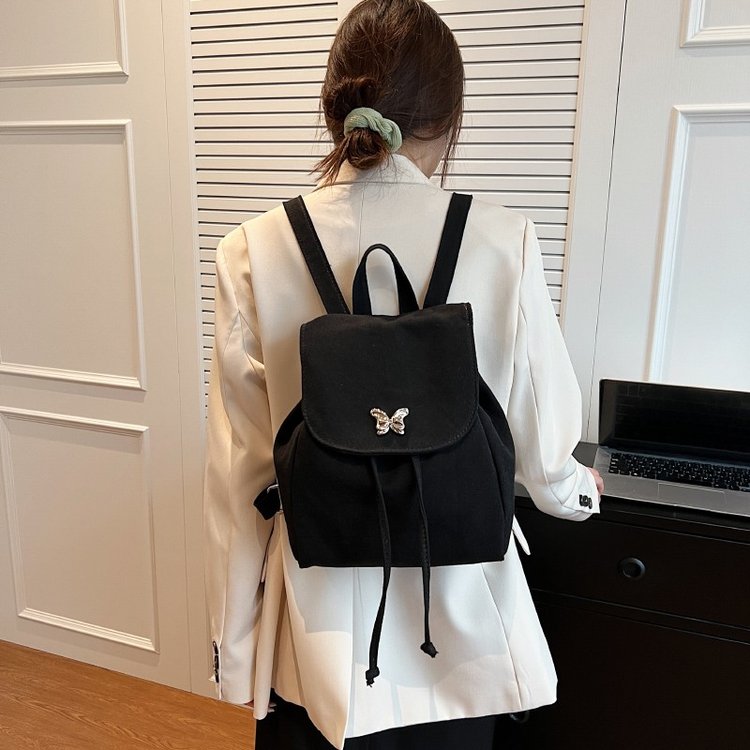 Autumn and winter fashion large-capacity canvas bag women's new backpack high-quality texture travel backpack trend cross-border