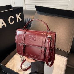 Retro Cambridge handbag women's 2024 new fashion versatile small square bag high-end niche trend shoulder bag