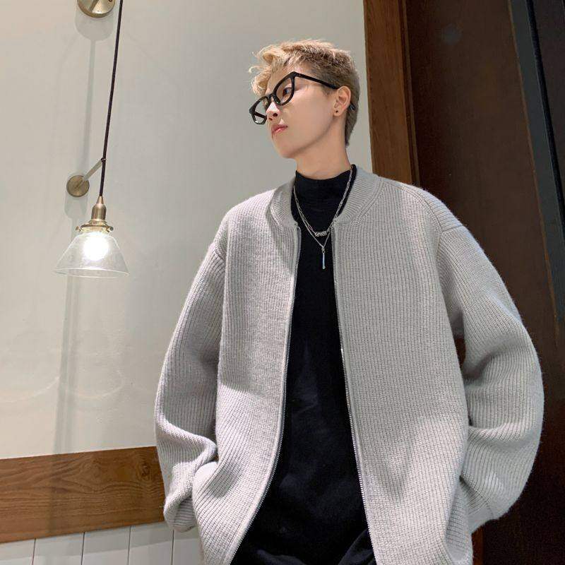 Sheep wool cardigan sweater