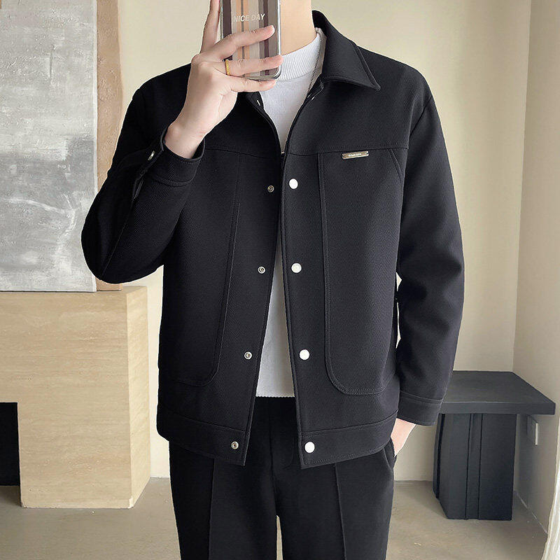 Light and sophisticated style men's fashionable national standard light down jacket trend