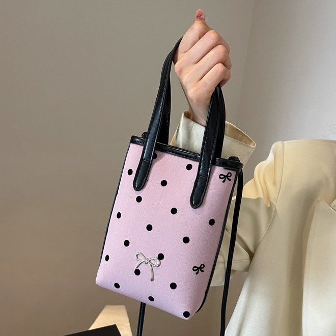 Simple and versatile handbag women's 2024 summer new Korean fashion mobile phone bag foreign style crossbody bag