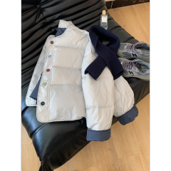 2024 winter new style unique and super good-looking short style women's small and fresh color deduction age-reducing bread jacket