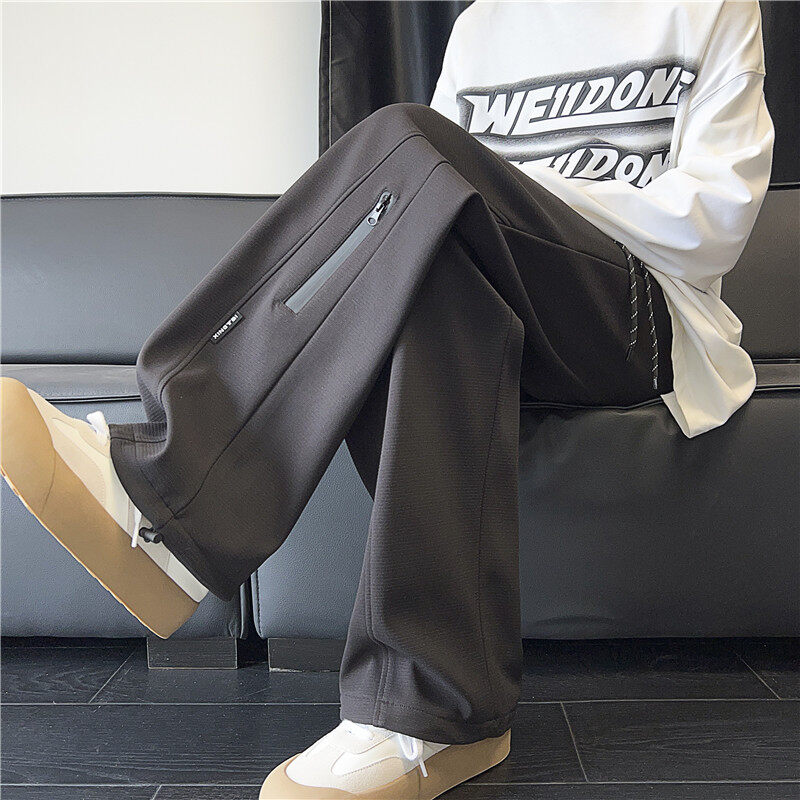 Autumn pants men's American loose straight pants versatile casual pants men's wide-leg pants
