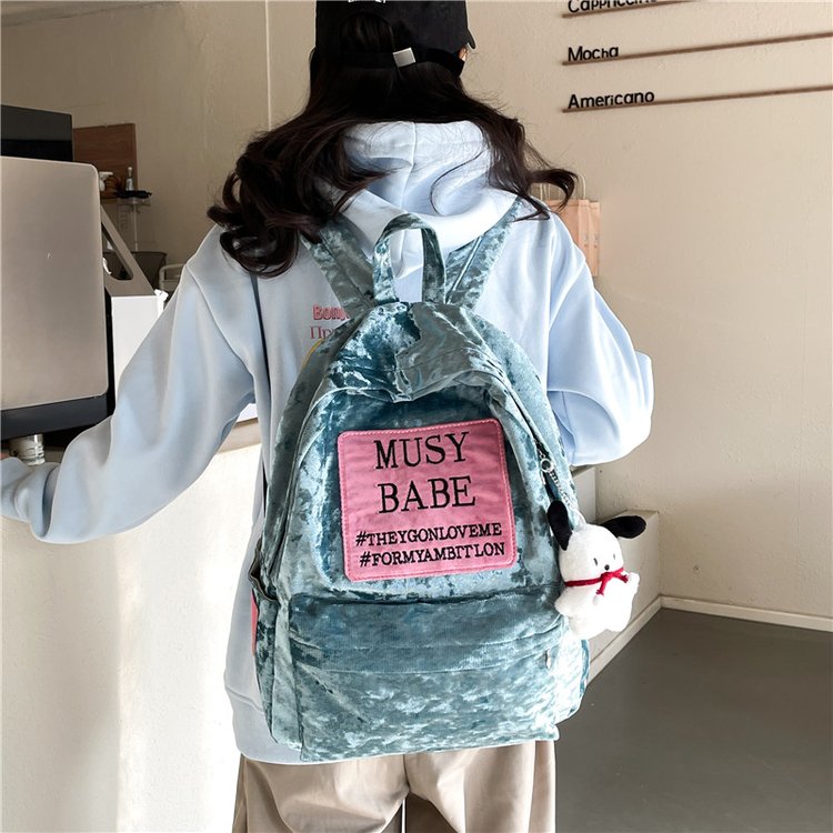 New Campus Backpack Women's British Backpack Korean Version Middle School and High School Student School Bag Men's Simple Large Capacity Trendy Backpack