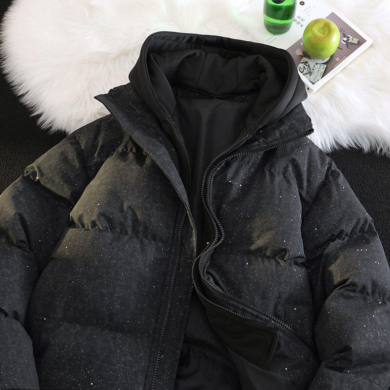 Gypsophila fake two piece cotton padded jacket for men