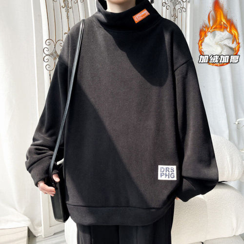 Winter new style Melody Windmill large size velvet thickened sweatshirt