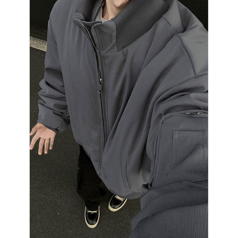 Special approval-winter cotton coat clean fit jacket men's loose winter cotton coat