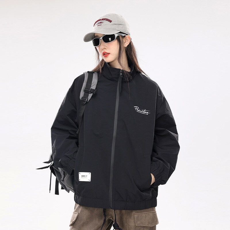 Spring new outdoor stand collar jacket for men