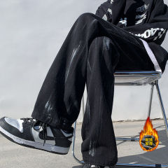 American ins high street velvet thickened jeans