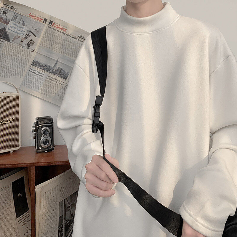 2024 Autumn Men's Trendy Casual German Velvet Sweatshirt