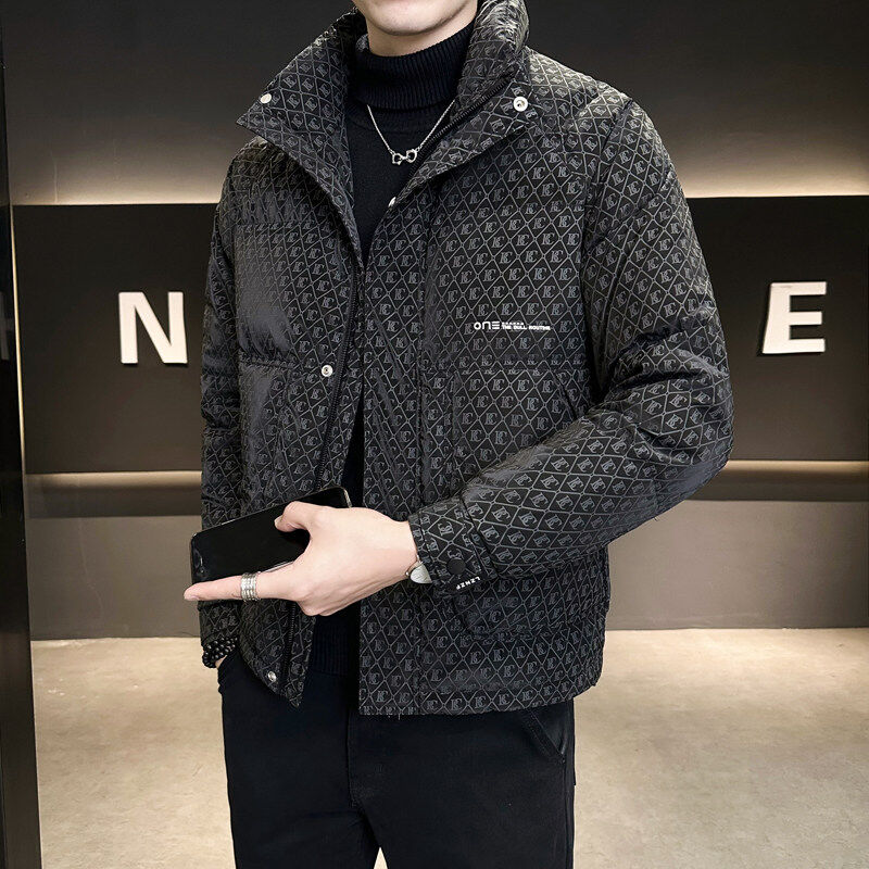 Winter men's down jacket, high-end thickened jacket