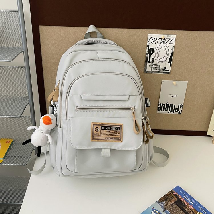 New fashionable temperament schoolbag male college student travel computer backpack high school student junior high school student large capacity backpack