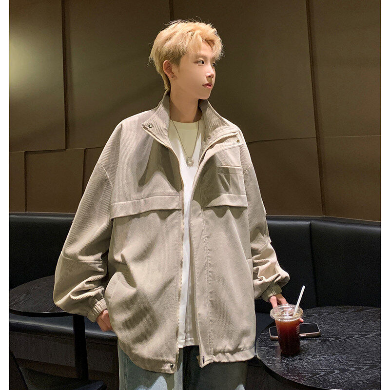 Trendy brand niche jacket men's autumn new high-end baseball uniform jacket high street handsome