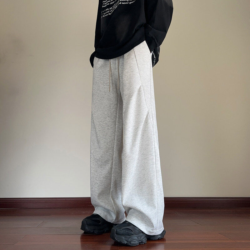 New autumn style interior large size American straight paratrooper pants