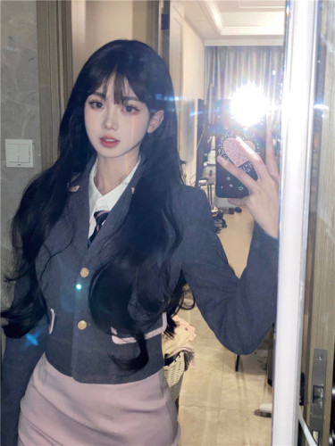 Idol Practice Room Girl Group Style Spring and Autumn New Sweet Desire Uniform Suit