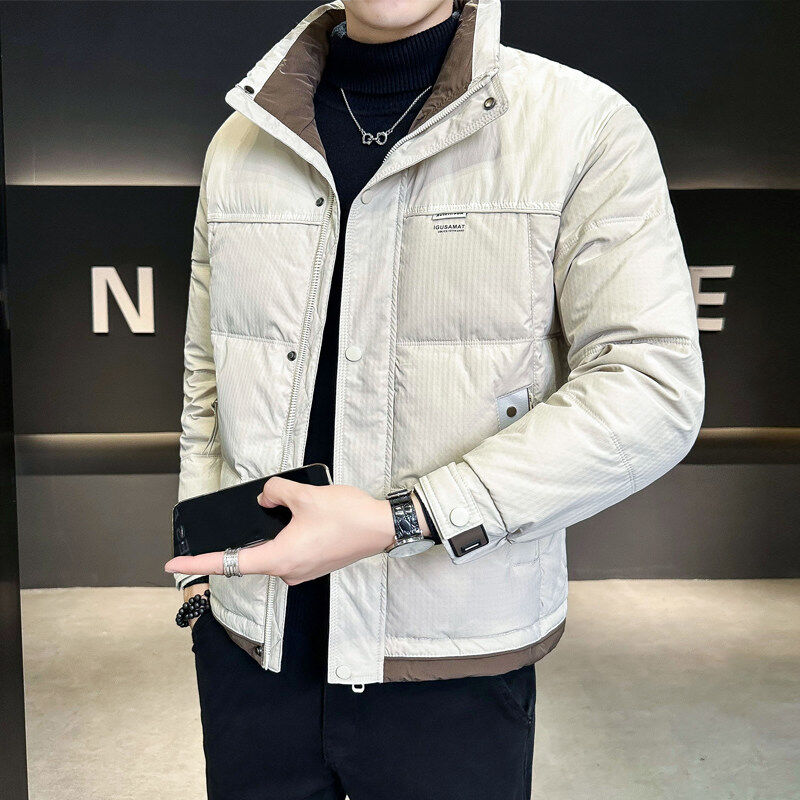 Winter down jacket men's new stand collar casual versatile jacket