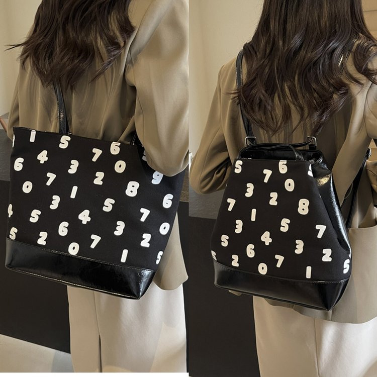 Niche design digital shoulder bag 2024 new fashion casual shoulder cross armpit bag commuter handbag