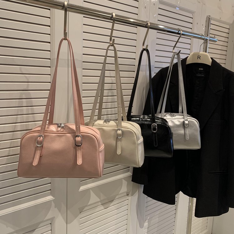 Korean armpit bag for women 2024 spring and summer new versatile commuter shoulder bag high-end Boston pillow bag