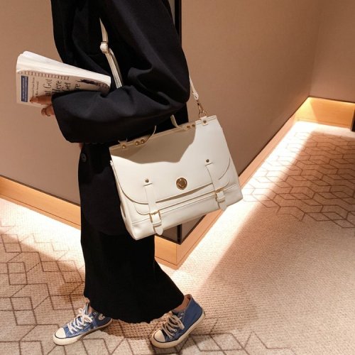 Mori Meng Korean backpack ins casual women's bag autumn fashion backpack messenger bag student school bag popular